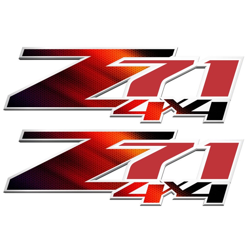GOLD HOOK Z71 Decal Silverado Stickers Chevy Road Emblem HD Replacement Side Truck (Die-Cut (Peel & Stick)) - Image 1